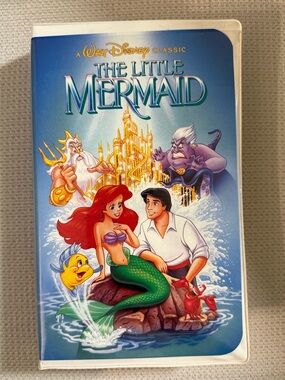 Disney The Little Mermaid VHS Cover - Blue, Green, Red